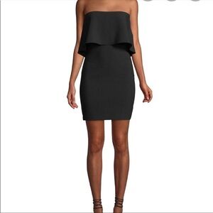 Likely Dress Mini Black Strapless Driggs New